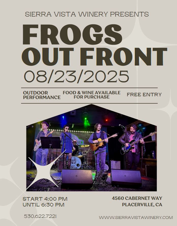Frogs out front Placeholder image "Event details coming soon"