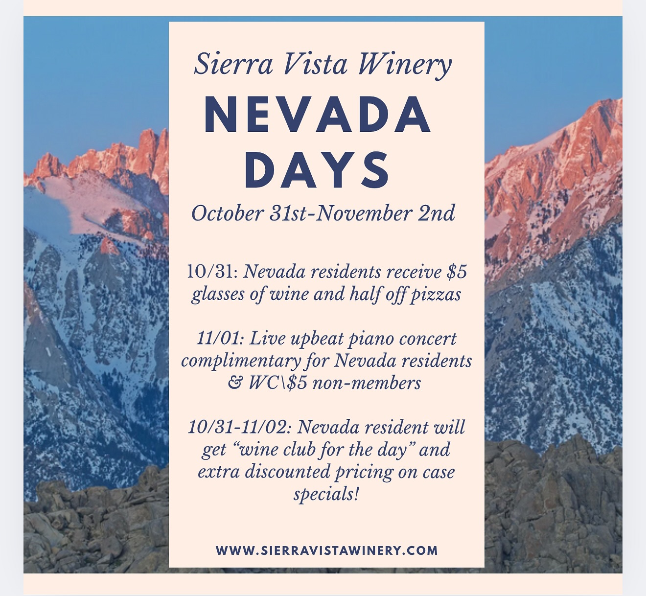 nevada days 2025 Placeholder image "Event details coming soon"