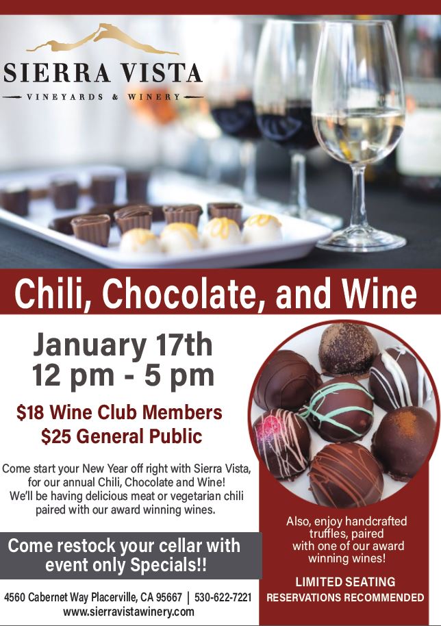 Chili, Chocolate, Wine 2026 Placeholder image "Event details coming soon"