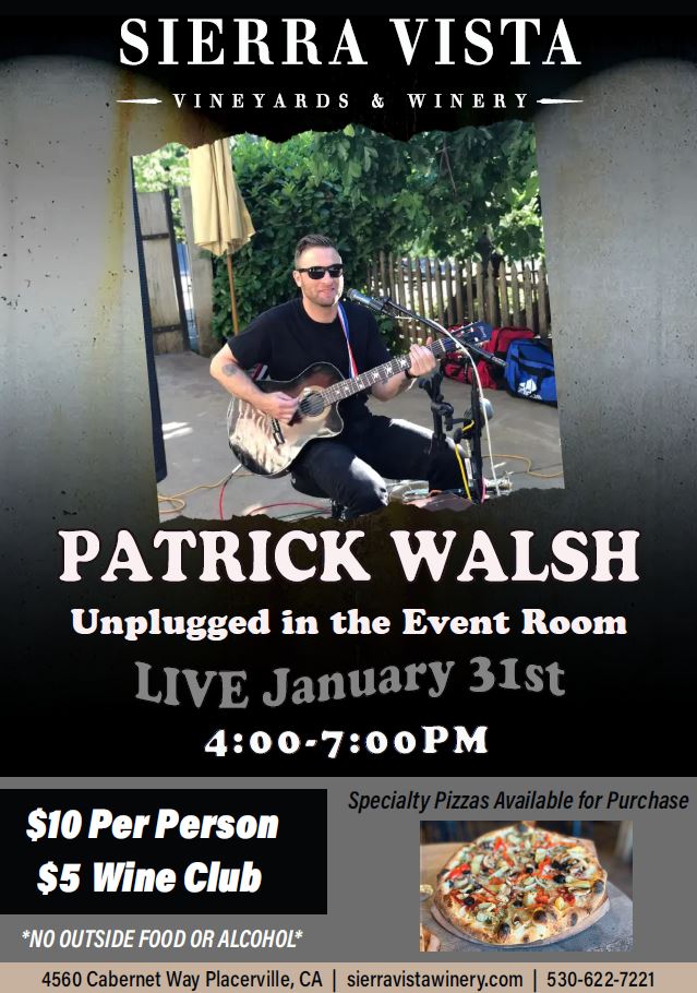 Patrick Walsh 2026 Placeholder image "Event details coming soon"