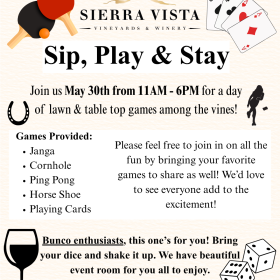 Sip, Play & Stay