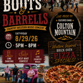 Boots and Barrel with LIVE Music by Colton Mountain