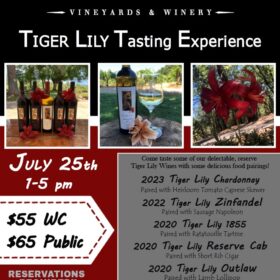 Tiger Lily Tasting Experience